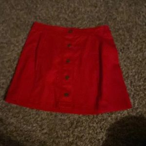 Red skirt from rue 21